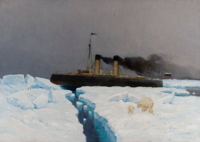 كاسحة الجليد "إرماك" ، 1899 بواسطة S. Tolidze